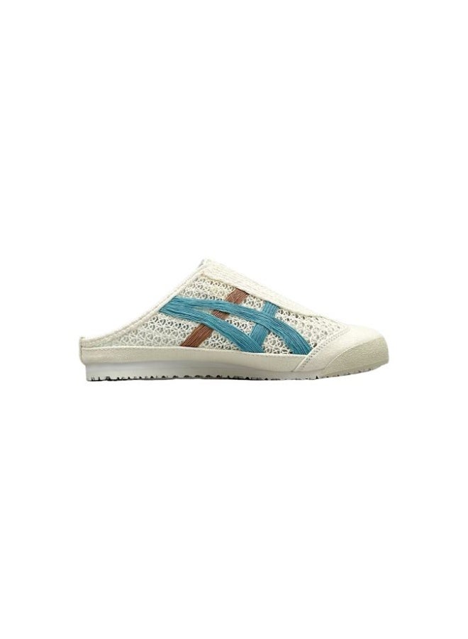 Onitsuka Tiger Onitsuka Tiger MEXICO 66 SABOT Summer Casual Slide Sandals - Beige/Cyan/Brown  - Image 1