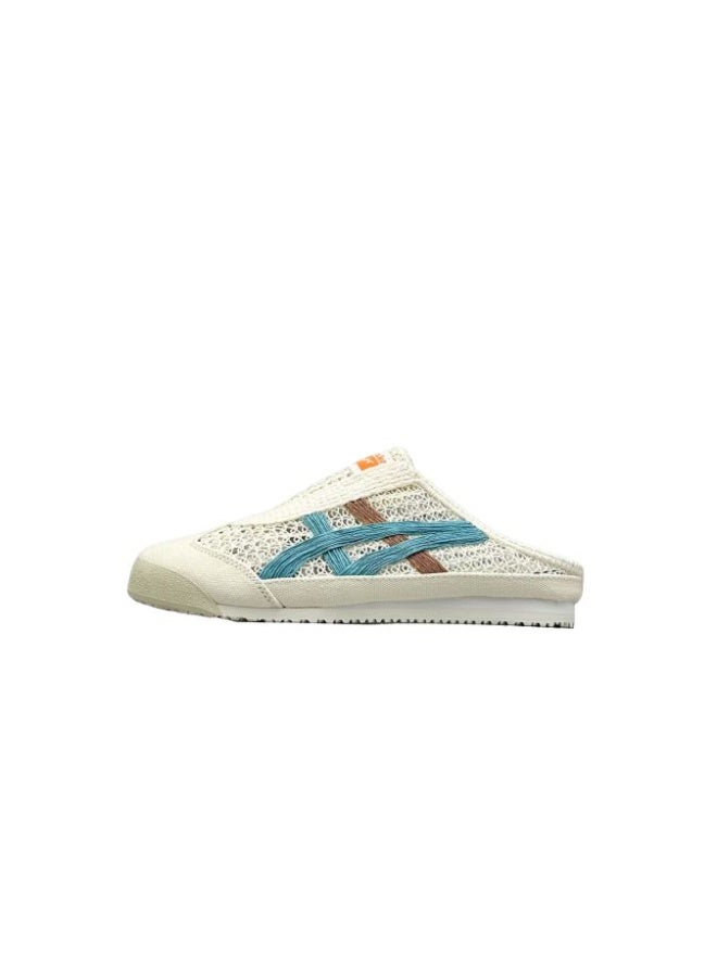 Onitsuka Tiger Onitsuka Tiger MEXICO 66 SABOT Summer Casual Slide Sandals - Beige/Cyan/Brown  - Image 3
