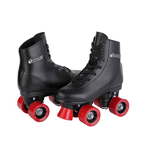 Chicago زلاجات شيكاغو بويز رينك – زلاجات كلاسيكية عالية القمة، دعم كاحل مبطن، عجلات يوريثان 54 مم، شاحنات قابلة للتعديل، للاستخدام الداخلي والخارجي - Image 4