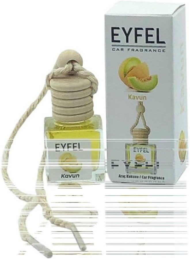 EYFEL Car Air Freshener Melon Scent 10ml Yellow - Image 1