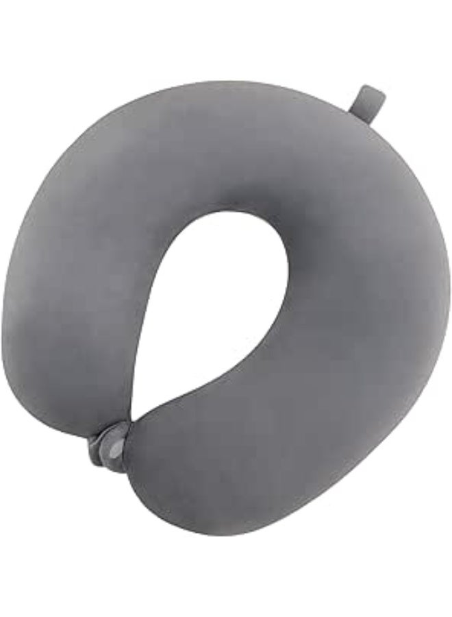 Memory Foam Travel Neck Pillow - Comfortable Support U-Shaped Cushion (30x30 cm) - Durable & Versatile for Car, Plane & Office Daily Use - Image 1