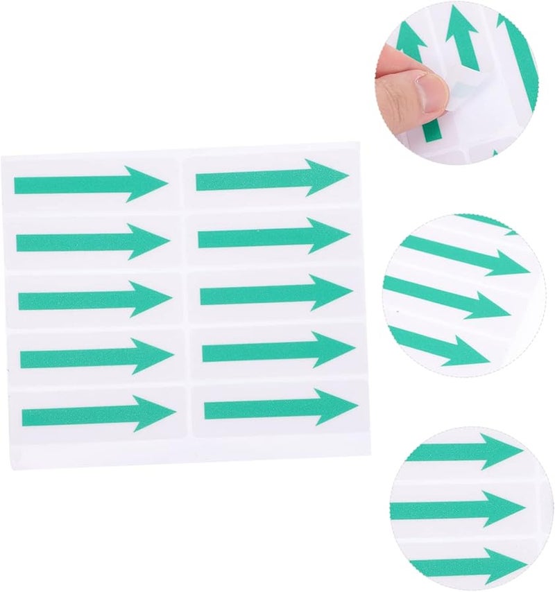 40 قطعة ملصقات سهام قابلة للإزالة للإشارات التوجيهية وتعليمات السلامة - Image 5