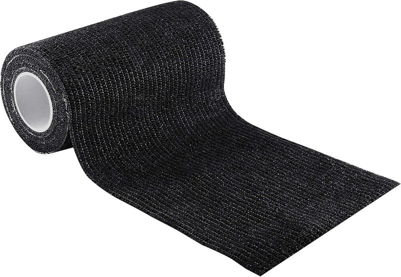AGAM A-TAPE Cohesive Crepe Bandage Black (Pack of 2) Elastic Self Adhesive (10 cm X 4.5 mtr) - Image 5