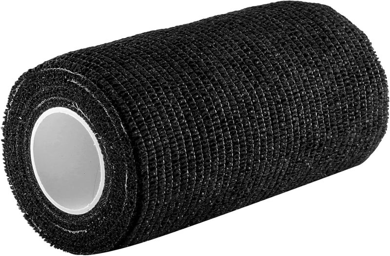 AGAM A-TAPE Cohesive Crepe Bandage Black (Pack of 2) Elastic Self Adhesive (10 cm X 4.5 mtr) - Image 4