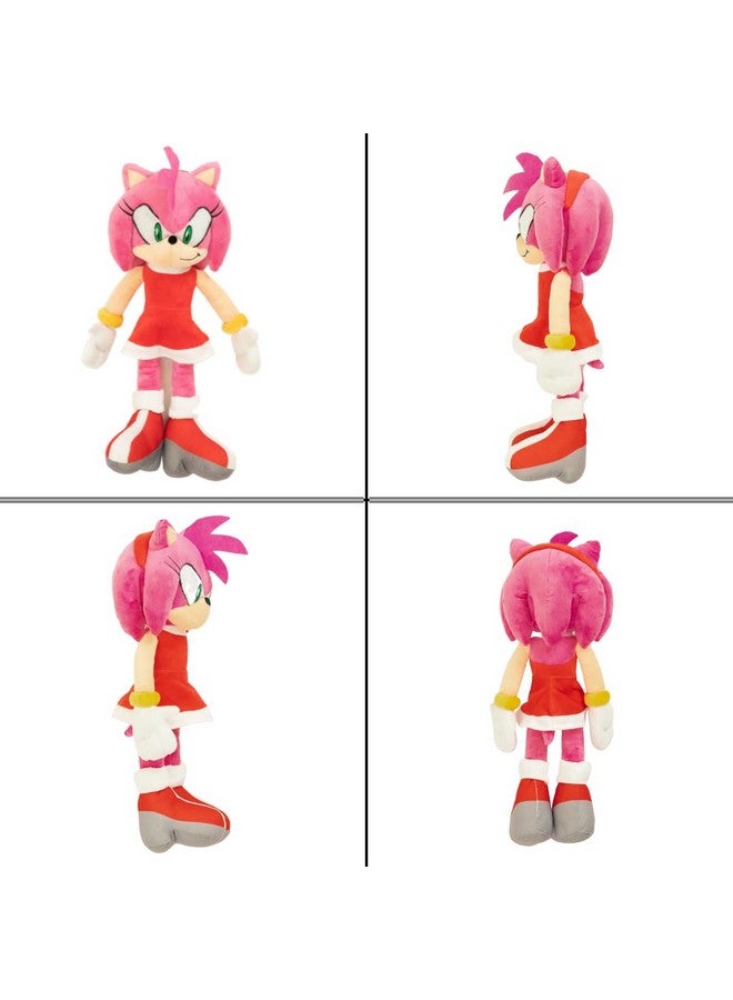 Franco وسادة عناق أنمي فرانكو سوبر سوفت بلش، 1 قطعة (عبوة من 1)، سونيك ذا هيدجوج آمي روز - Image 5