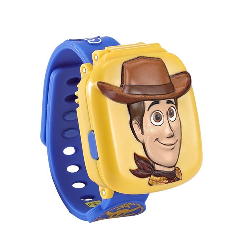 VTech Disney Pixar Toy Story 5 Woody Learning Watch Toy (Yellow/Blue) - Image 2