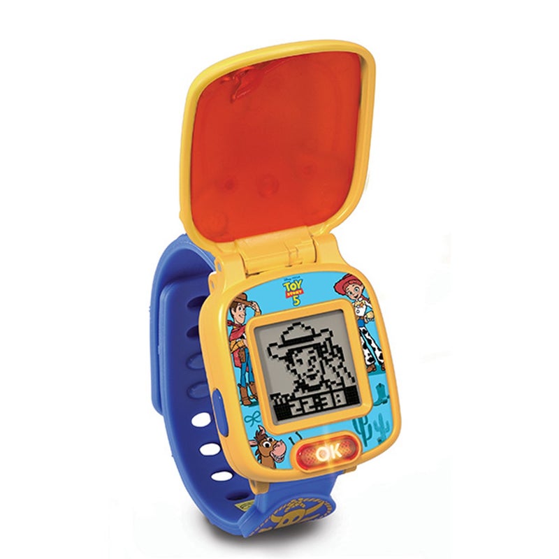VTech Disney Pixar Toy Story 5 Woody Learning Watch Toy (Yellow/Blue) - Image 3