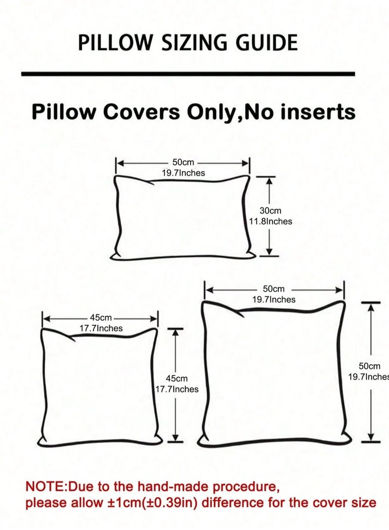 2Pcs Brown Leather Design Cushion Covers for Sofas – Modern Decorative Pillow Set for Living Room - Image 3