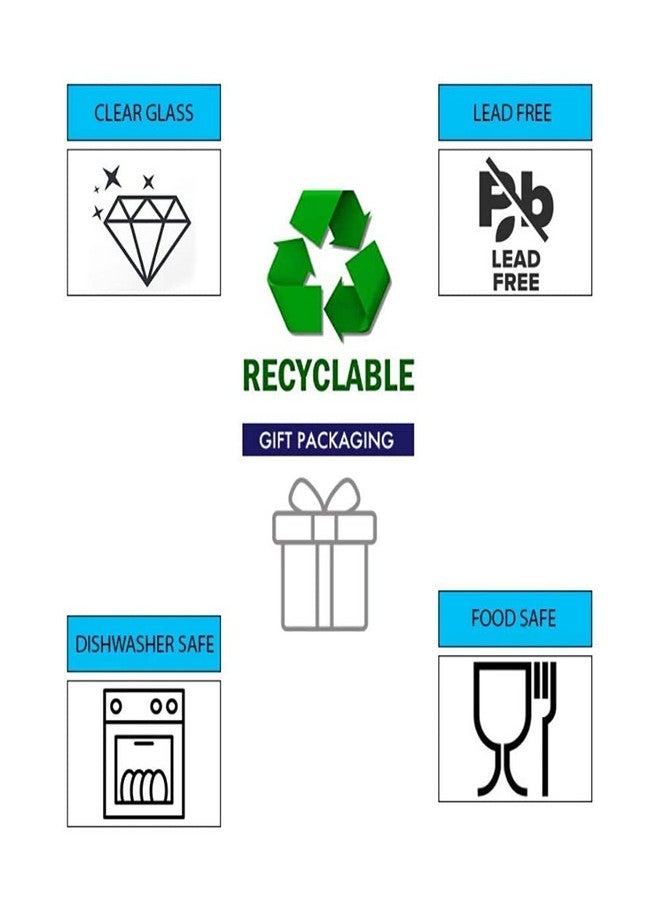 Kosh طقم أكواب بيرة عصري أنيق وشفاف من كوش لاكي تايلاند، بقاعدة سميكة ومقبض، مثالي لبار منزلك (400 مل، شفاف) - عبوة من 5 قطع - Image 5