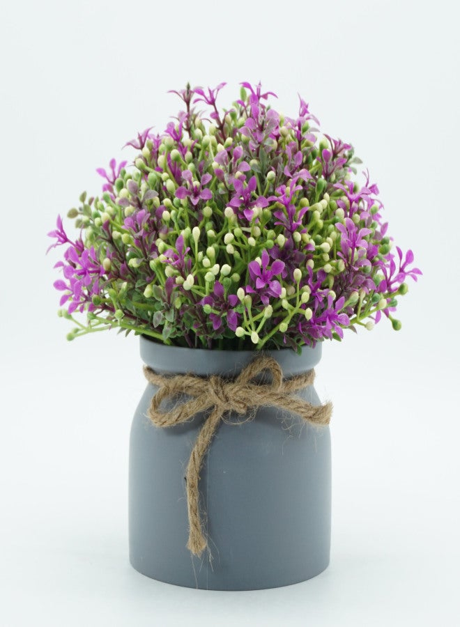 Nordic style simulation orchid bean small bonsai fake flower decoration creative living room desktop green plant potted home decoration lotus color  - Image 1