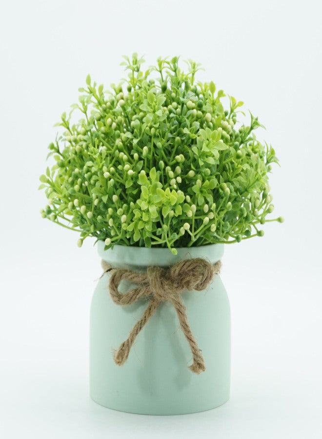 Nordic style simulation orchid bean small bonsai fake flower decoration creative living room desktop green plant potted home decoration lotus color  - Image 3