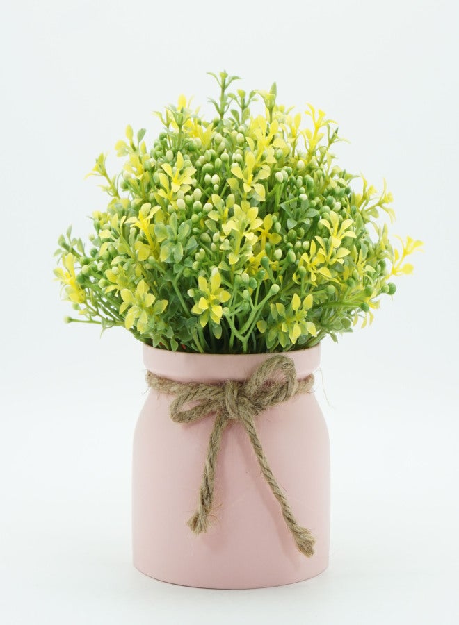 Nordic style simulation orchid bean small bonsai fake flower decoration creative living room desktop green plant potted home decoration lotus color  - Image 2