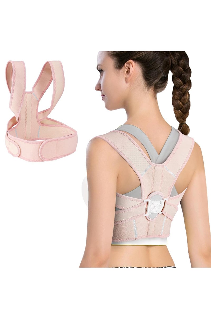 SOLARAE Posture Corrector for Women and Men, Adjustable Back Brace & Straightener for Scoliosis, Breathable Back Support and Posture Trainer, Relieve Waist, Neck, Shoulder, Back Pain - Image 1
