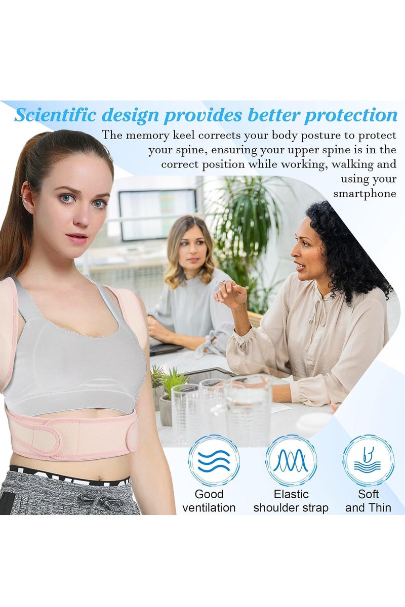 SOLARAE Posture Corrector for Women and Men, Adjustable Back Brace & Straightener for Scoliosis, Breathable Back Support and Posture Trainer, Relieve Waist, Neck, Shoulder, Back Pain - Image 4