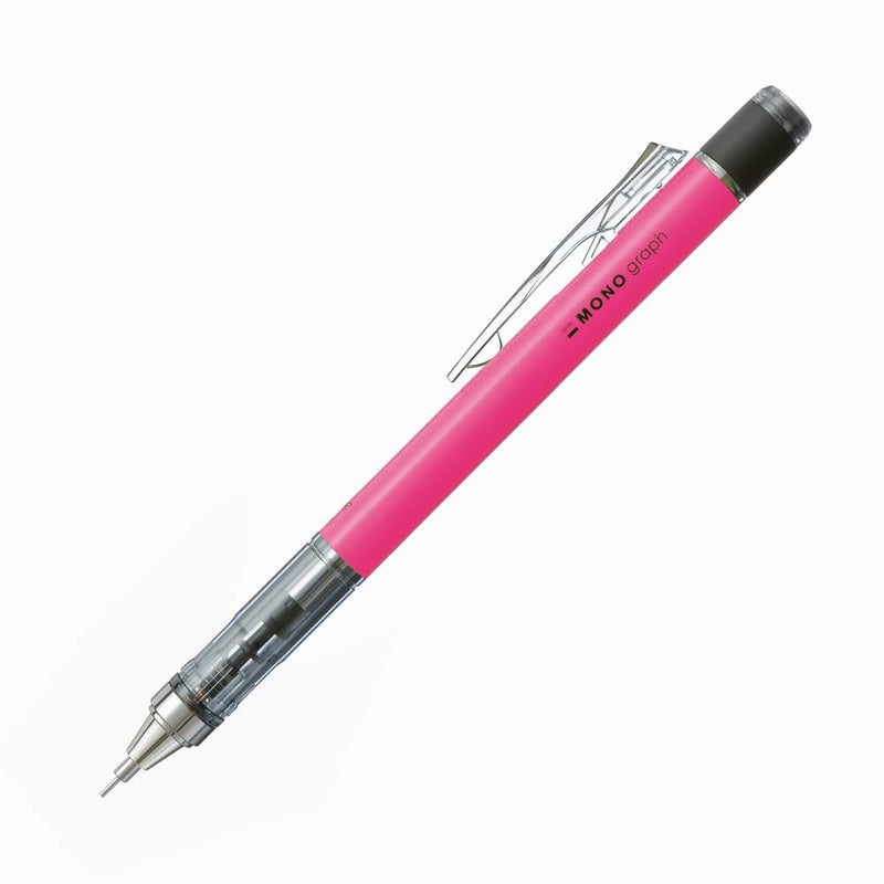 Tombow Mechanical Pencil Monograph 05mm Neon Pink DPA134F - Image 2