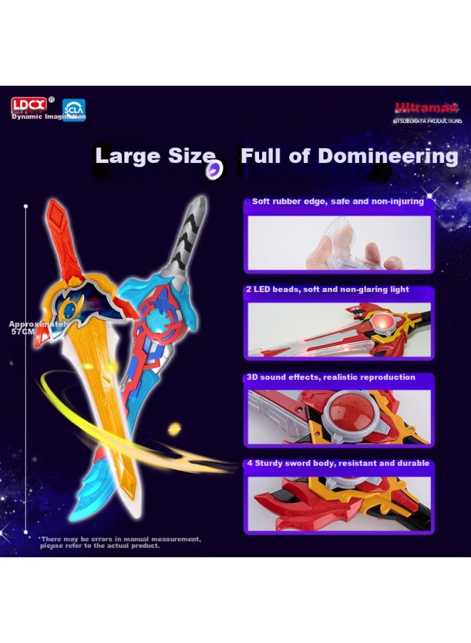Ldcx Lingdong Chuangxiang Official Ultraman Toy, Boys' Sword, Blaze Light-up Sound Sword, Light Saber, Children's Birthday Gift - Image 3