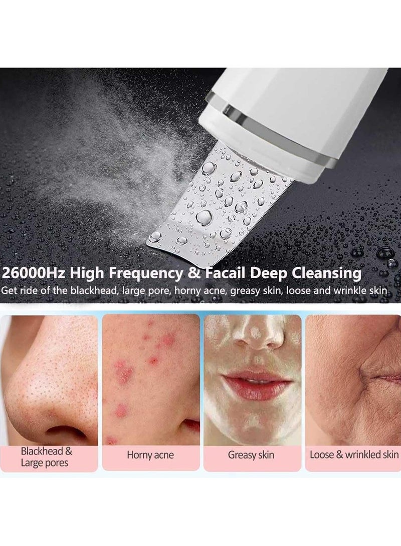 Generic SHENBARBER EMS Ultrasonic Facial Skin Scrubber, Electric Blackhead Remover, Electric Spatula Wrinkle Remover, Comedones Extractor for Deep Facial Cleaning, 4 Modes, LCD Display - Image 5