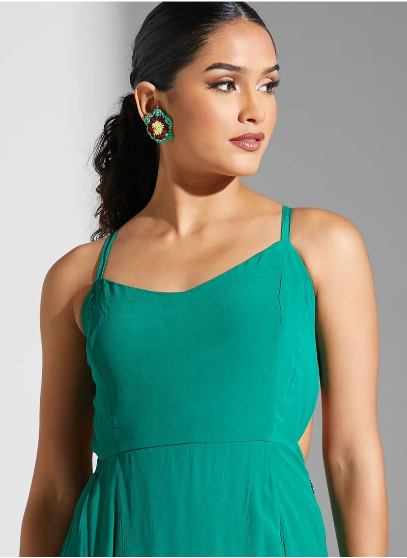 Label RITU KUMAR Strappy Belt Detail Dress