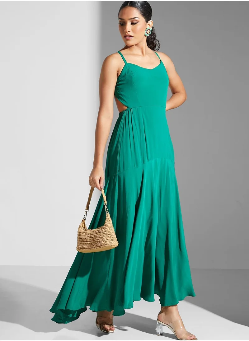Label RITU KUMAR Strappy Belt Detail Dress