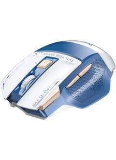AULA SC550 4800DPI 7-Key Macro 2.4GHz Wireless Optical RGB Gaming Mouse Blue  - Image 4