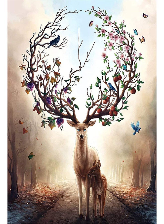 1000-Piece Deer Jigsaw Puzzle Board game - Image 1