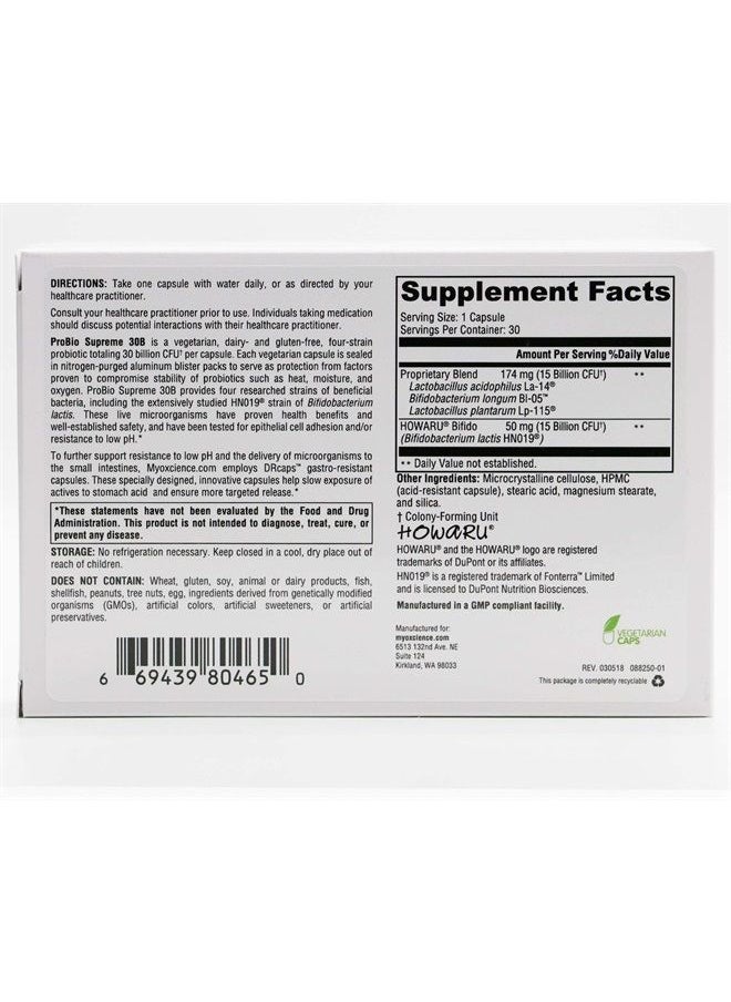 MYOXCIENCE - ProBio Supreme (30 Billion CFU) - Image 1