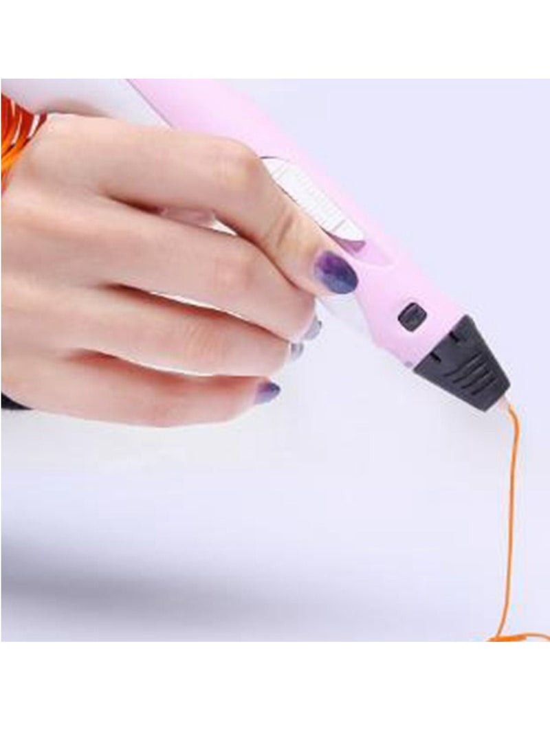 COOLBABY 3D Printing Graffiti Pen 12 color Printing Pen with Display Safe and Non-toxic Temperature and Speed Adjustable Compatible with PLA and ABS Filament Suitable for Graffiti Design Etc
