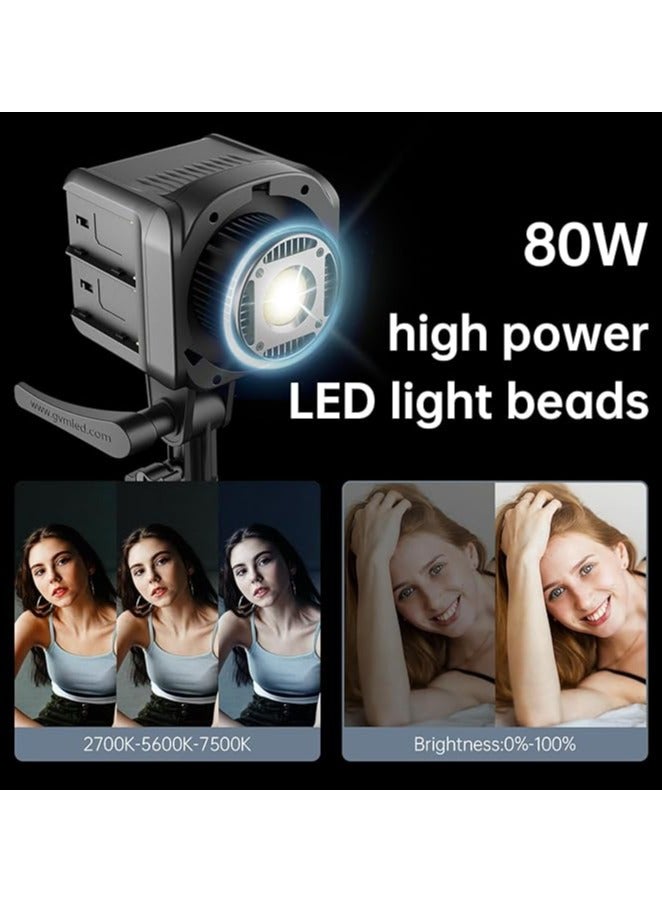 GVM SD80D Bi-Color LED Studio Video Spotlight with Softbox – 80W CRI 97+ Continuous Light for Photography, YouTube, Video Shooting - Image 5