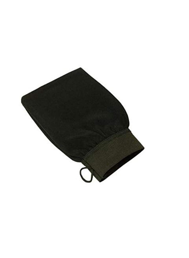 قفازات مغربية من مايا أكسسوارز (ليفة حمام مغربي) قطعة واحدة عالية الجودة (أسود) - Image 1