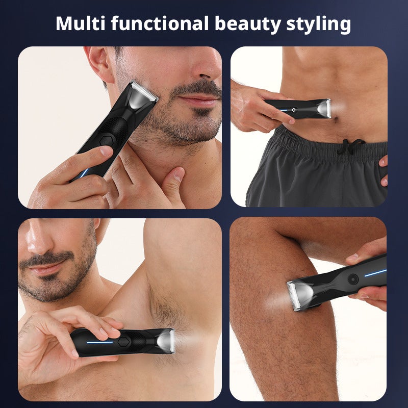 Electric Body Hair Trimmer for Men and Women, Waterproof USB Rechargeable - Image 4