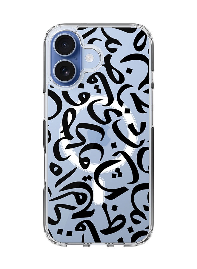 Classic Clear MagSafe Case for iPhone 17 , Hybrid Soft Case Flexible Edges Anti Drop TPU PC Gel Thin Transparent Cover [ Designed for iPhone 17 ] - Arabian Pearls