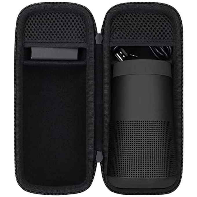 Co2Crea Hard Case Replacement For Bose Soundlink Revolve Series Ii Portable Bluetooth Speaker, Black Case - Image 1