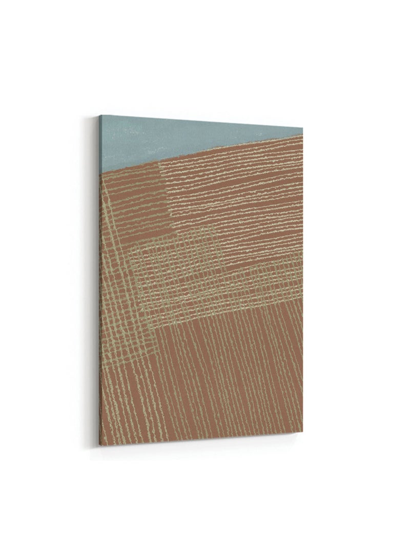 LOWHA Framed Canvas Wall Art Stretched Over Wooden Frame with Abstract Painting - Image 4