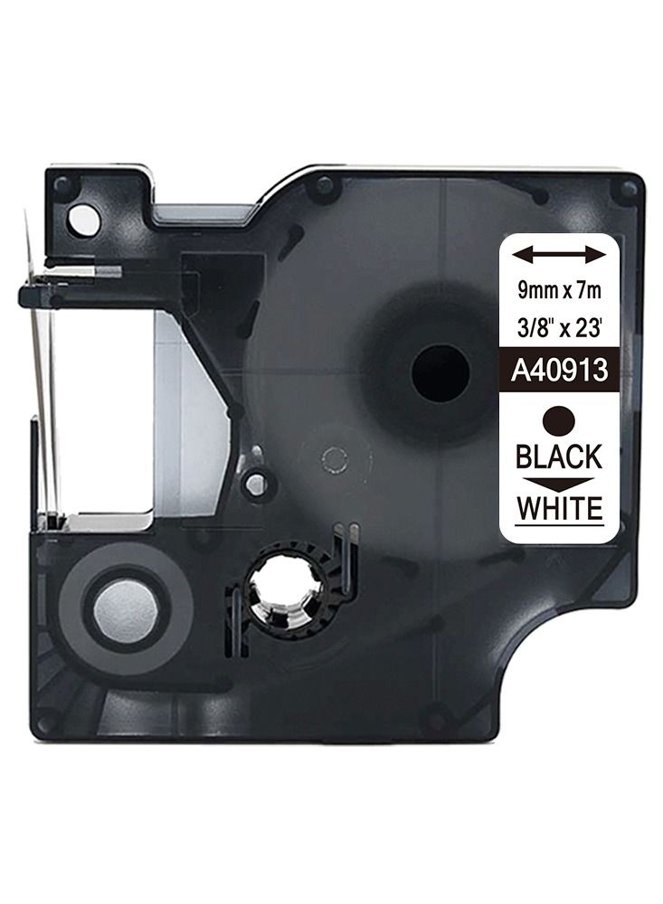 SKY 5-PCS  9mm x 7 meter  Black on White  Compatible D1  Tape A40913 for Dymo LM 160 Label Printers - Image 5