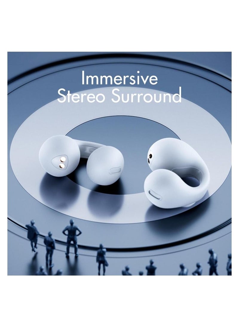ARNO - Sound Earcuffs Upgrade Plus Earring Wireless Bluetooth Earphones TWS Ear Hook Headset Sport Earbuds -Black - Image 1