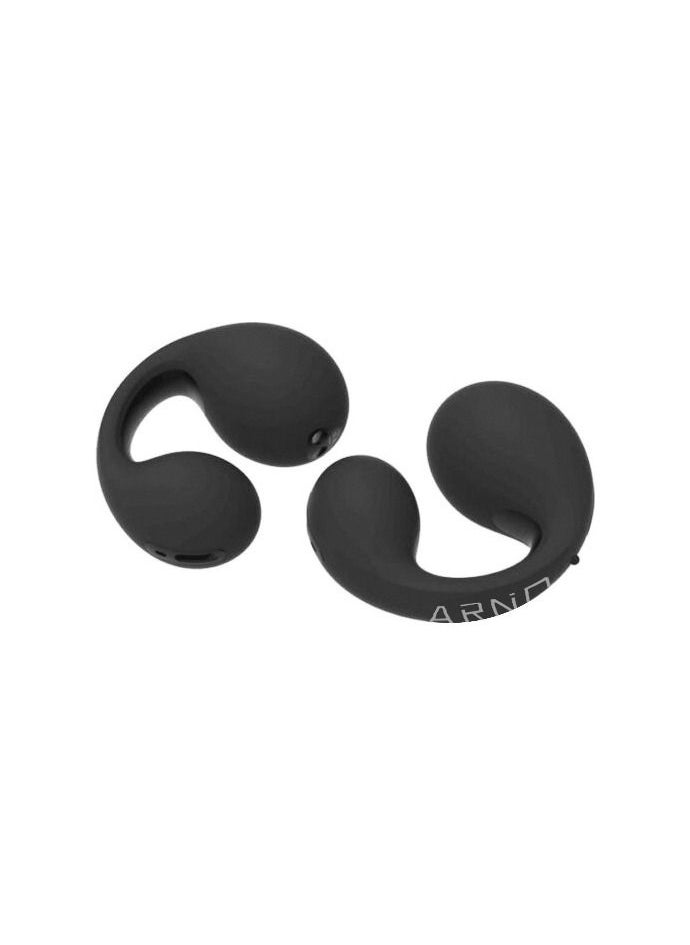 ARNO - Sound Earcuffs Upgrade Plus Earring Wireless Bluetooth Earphones TWS Ear Hook Headset Sport Earbuds -Black - Image 1