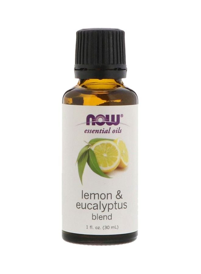Now Foods Now Essential Oils, Lemon & Eucalyptus Oil Blend 100% Pure 1 Fl. Oz. 30ml - Image 1