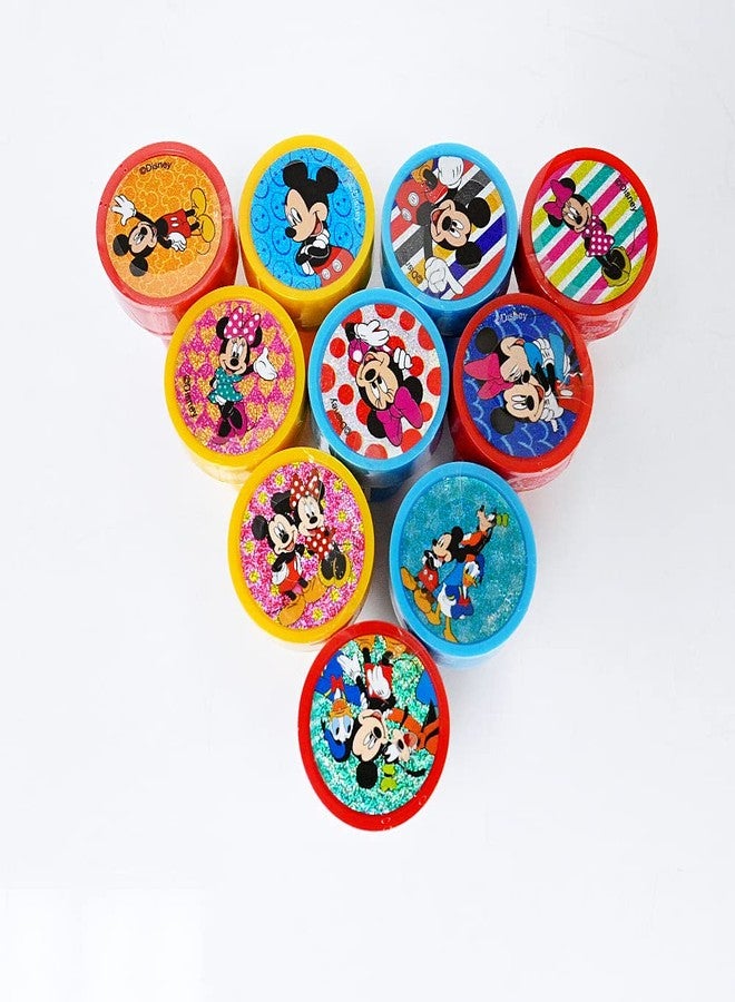 Mirage 10pcs Disney Mickey Mouse Stamps Stampers Self-inking Birthday Party Favors - Image 4