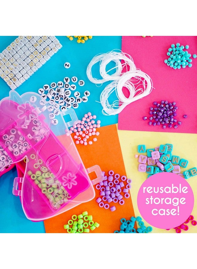 جاست ماي ستايل مجموعة صنع الأساور بنفسك مع أكثر من 2000 حبة وحقيبة تخزين وتعليمات - Image 3
