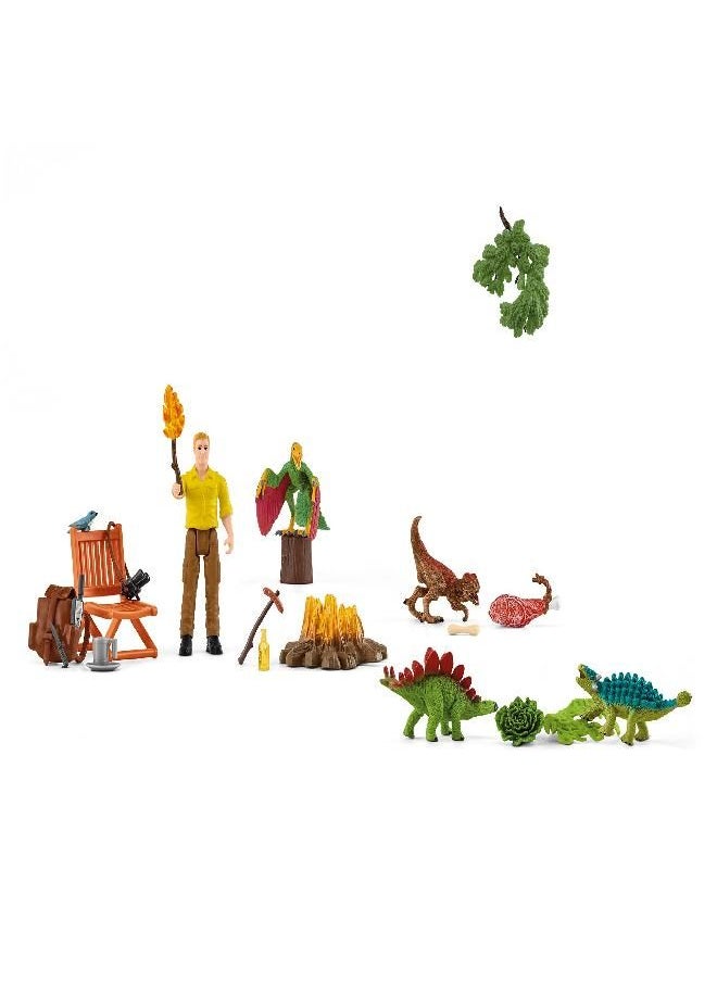 Schleich - Schleich Dinosaurs 24-Piece Dinosaur Gift for Boys and Girls, Advent Calendar with 4 Dinosaur Toys, Human Figurine and Dinosaur Accessories, Ages 4+ - Image 1