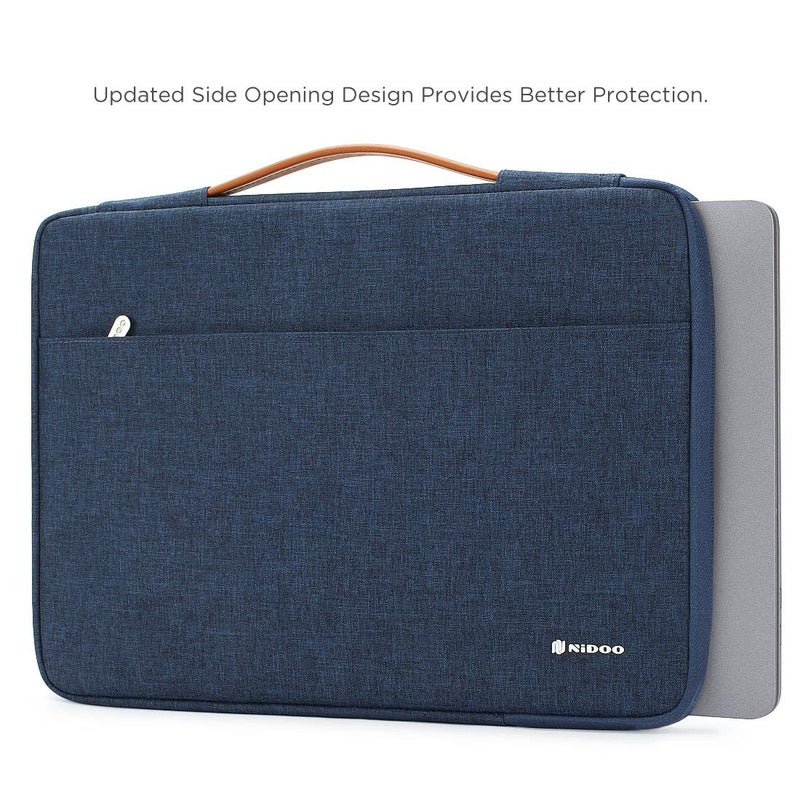 NIDOO 13 inch Laptop Sleeve case Notebook Bag Protective Handbag for 13" MacBook Air / 13.5" Surface Book / 13.3" ThinkPad L380 L390 Yoga / 13.9" Lenovo Yoga C930 / 14" HP EliteBook 1040, Blue - Image 2