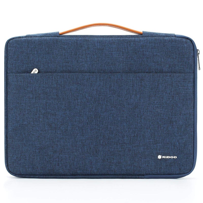 NIDOO 13 inch Laptop Sleeve case Notebook Bag Protective Handbag for 13" MacBook Air / 13.5" Surface Book / 13.3" ThinkPad L380 L390 Yoga / 13.9" Lenovo Yoga C930 / 14" HP EliteBook 1040, Blue - Image 1