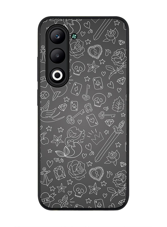 Stylizedd For Oppo A5 5G / A5 4G Case,Slim fit Camera Protection, Shockproof Thin Phone cover  - Doodles