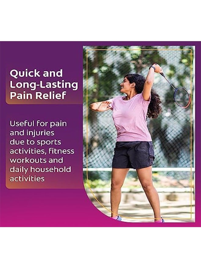 Moov Fast Pain Relief Cream，Joint Pain Reliever Cream，Relieves Back Pain,Plant Herbal Ingredients, Suitable For Shoulders, Neck, Waist, Legs, Knee Joints And Other Parts  - Image 2