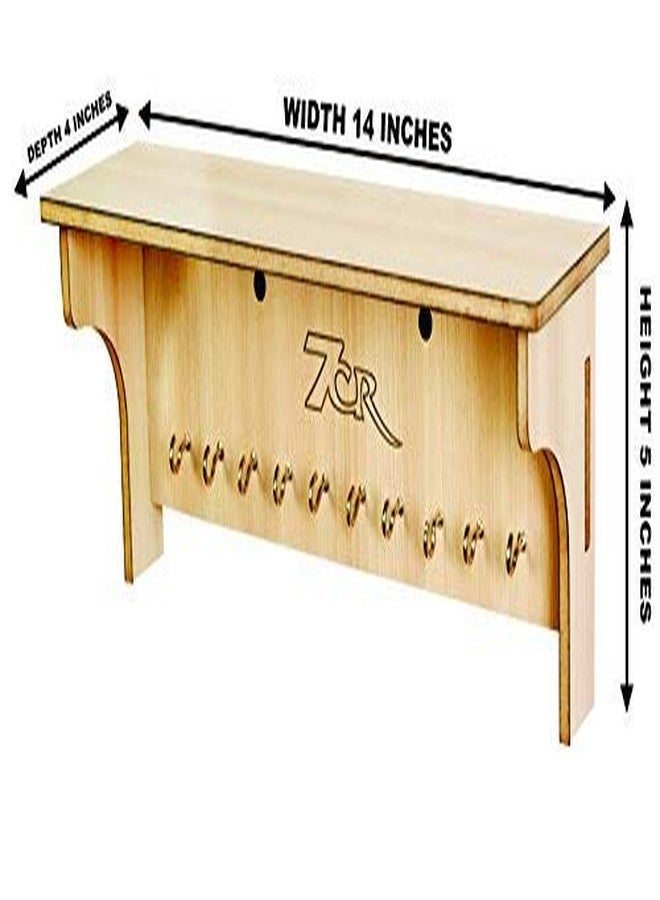 7CR Wall Mounted Shelf with Key Holder - Image 4