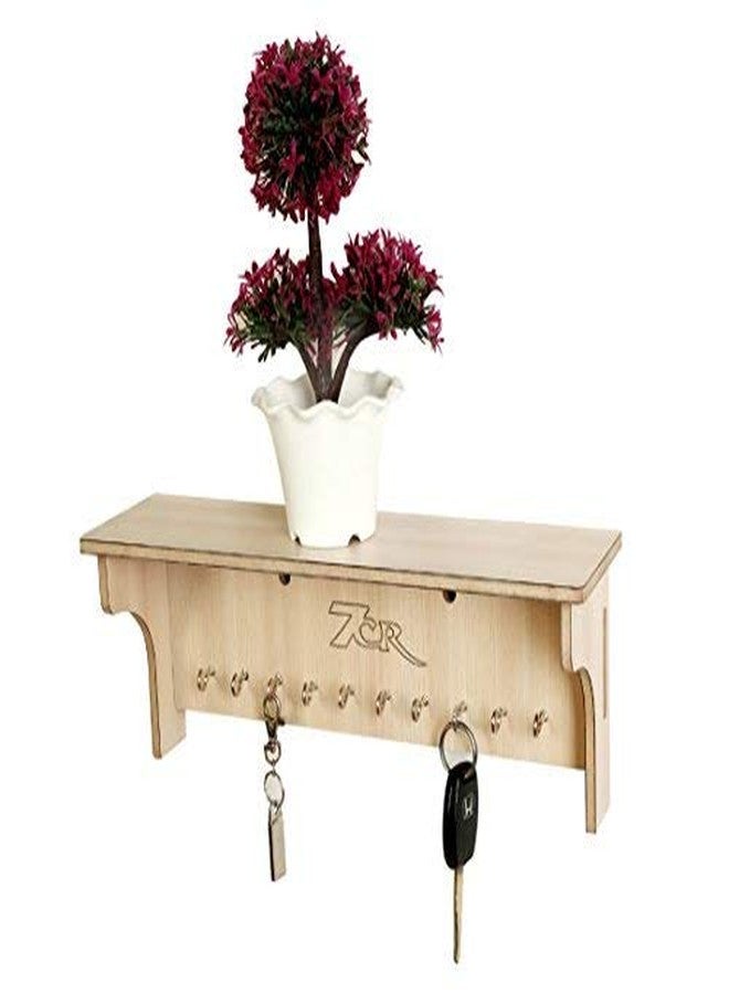 7CR Wall Mounted Shelf with Key Holder - Image 2