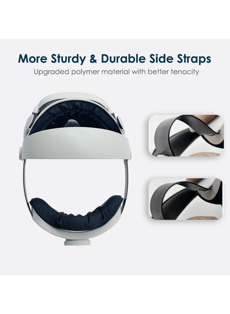 Elite Adjustable VR Head Strap Compatible with Oculus Quest 3 - Upgraded Polymer Material for Enhanced Durability, Multi-Angle Adjustment for Perfect Fit, Comfortable  Replaceable Headwear for Even - Image 3