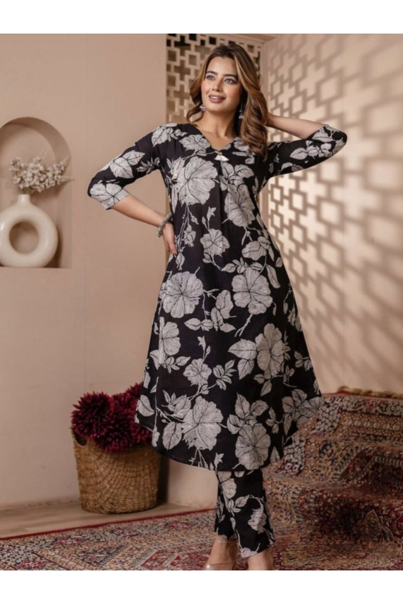 Rayon Kameez Salwar - HRT3336 - L - Image 1