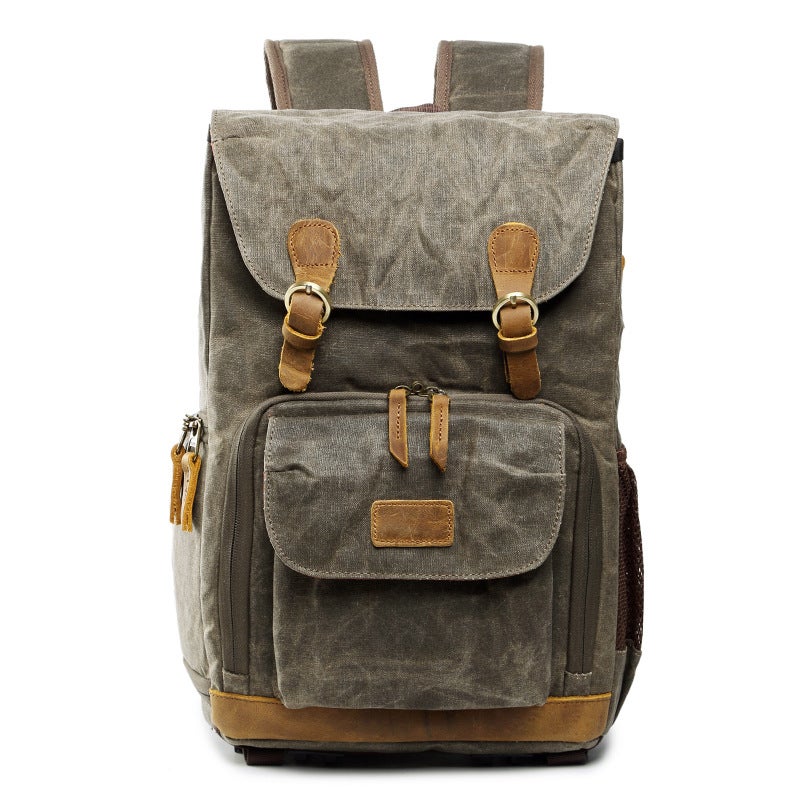 Wear-Resistant Shoulder Waterproof Pography Bag Retro Men'S And Women'S Waterproof Shoulder Liner Lens Bag Slr Digital Camera Bag - Image 3