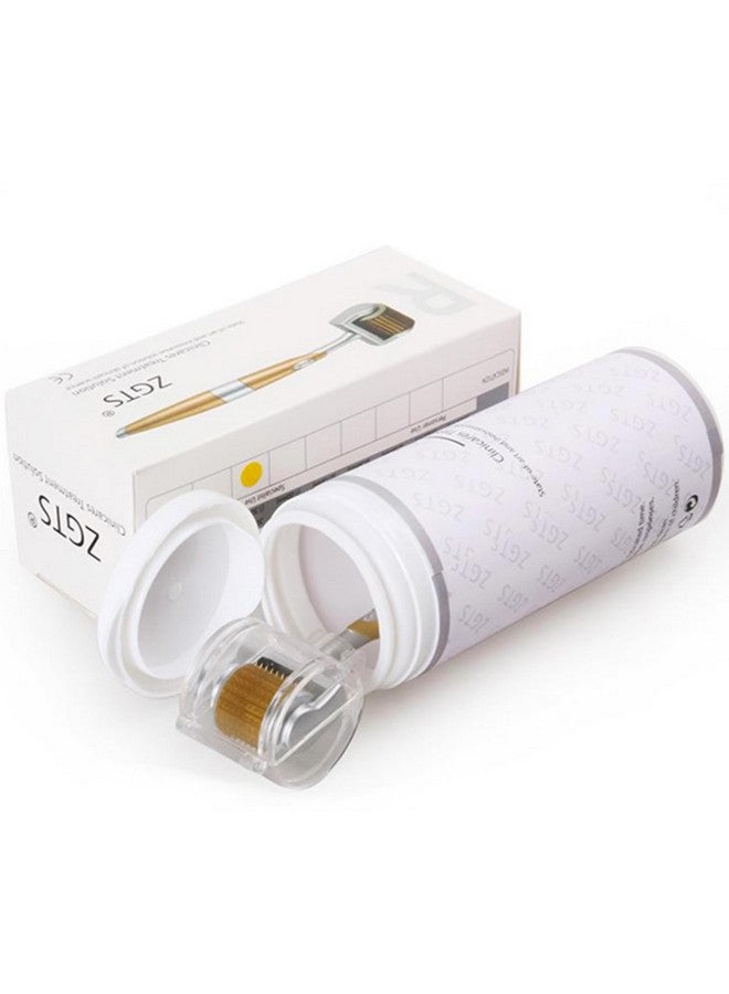 ZGTS نظام ديرما رولر ZGTS بـ 192 إبرة من سبائك التيتانيوم لعلاج حب الشباب وتساقط الشعر، ذهبي، 0.20 مم - Image 1